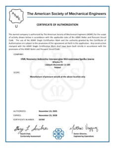 Quality control 8 107678 BPV CERT 01.12.26 RR 1