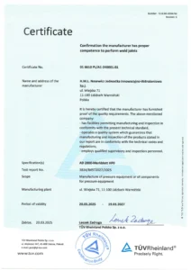 Quality control 7 Certyfikat AD2000 HP0 03.2025 02.2027 EN 1